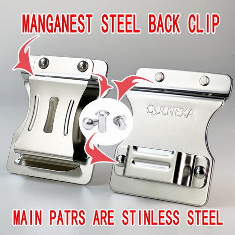 QULNEXA stainless steel clip SUS201 resists mud and rain