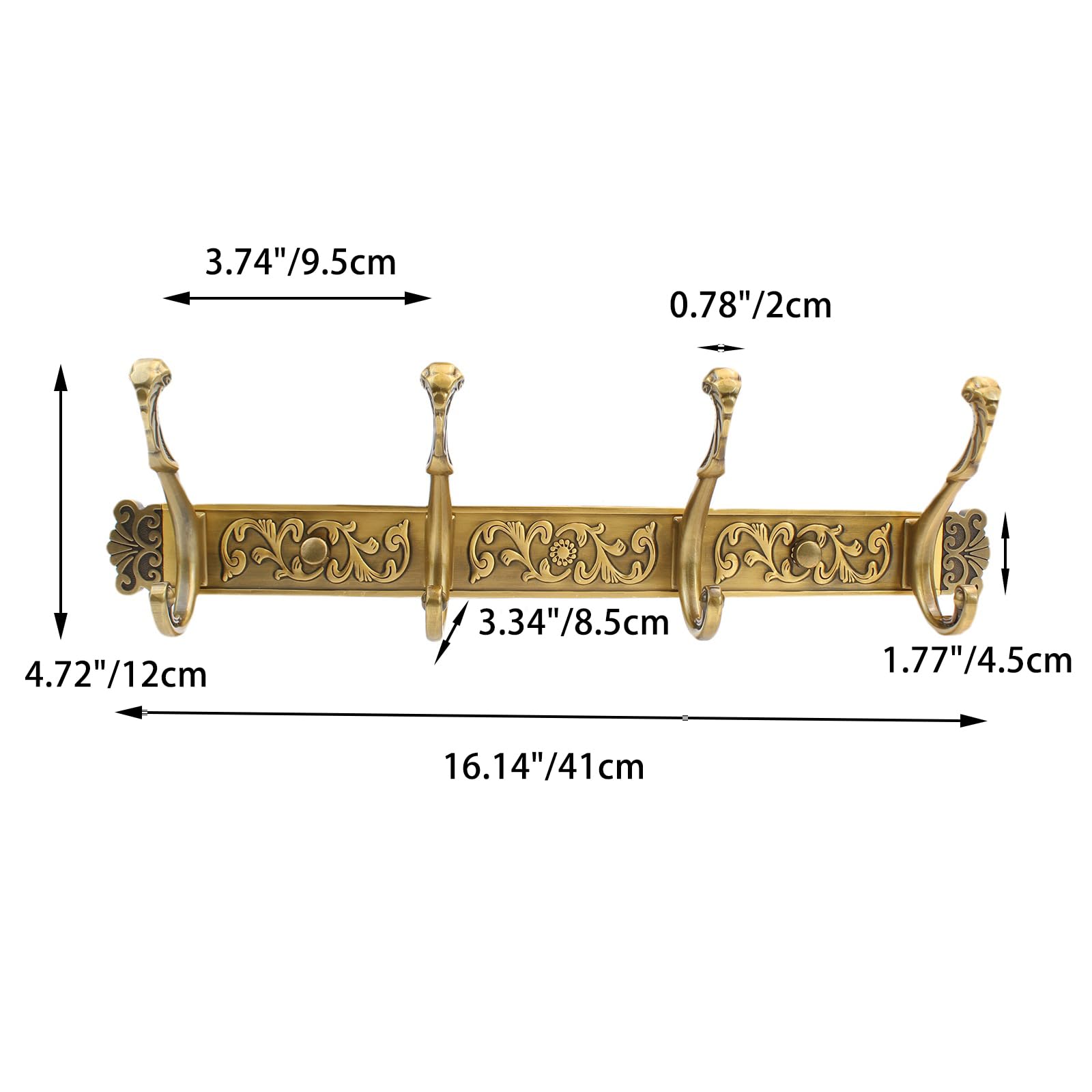 QULYEA coat rack rounded ends protect fabrics from snags.