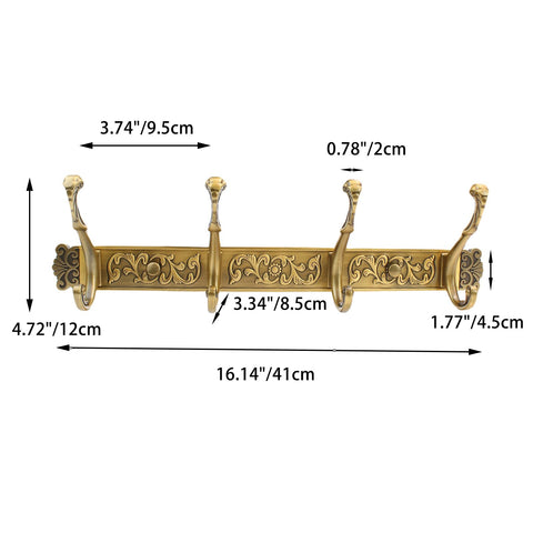 QULYEA coat rack rounded ends protect fabrics from snags.
