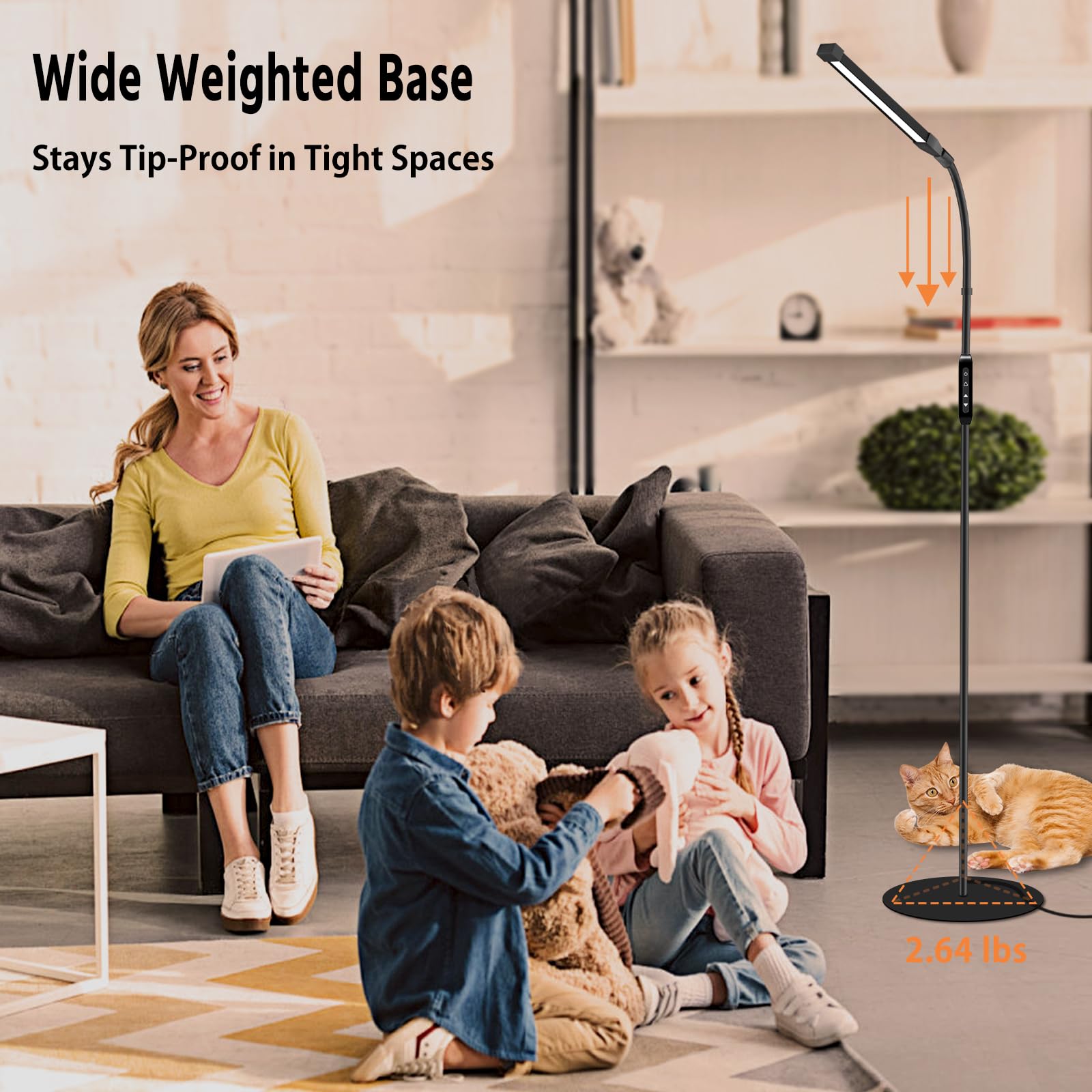 Qumusaa offers five presets for quick activity-based lighting