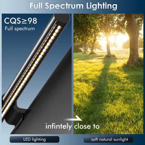 Quntis flicker-free lighting supports long sessions with steady illumination.
