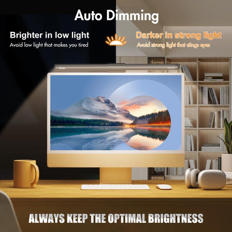 Quntis Monitor Light Bar camera-base-fit demonstrates space-efficient setup for video calls