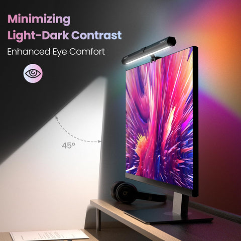 Quntis Monitor Light RGB modes offer vibrant ambience for tasks.