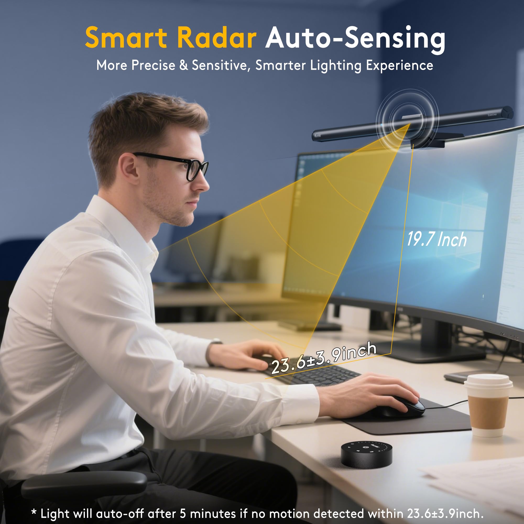Quntis ScreenLinear automatically dims to your environment for comfortable viewing.