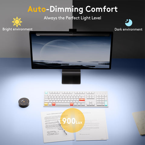 Quntis ScreenLinear remote provides 15 brightness levels and temperature options.