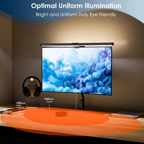 Quntis sliding weighted clip stabilizes curved and flat monitors.