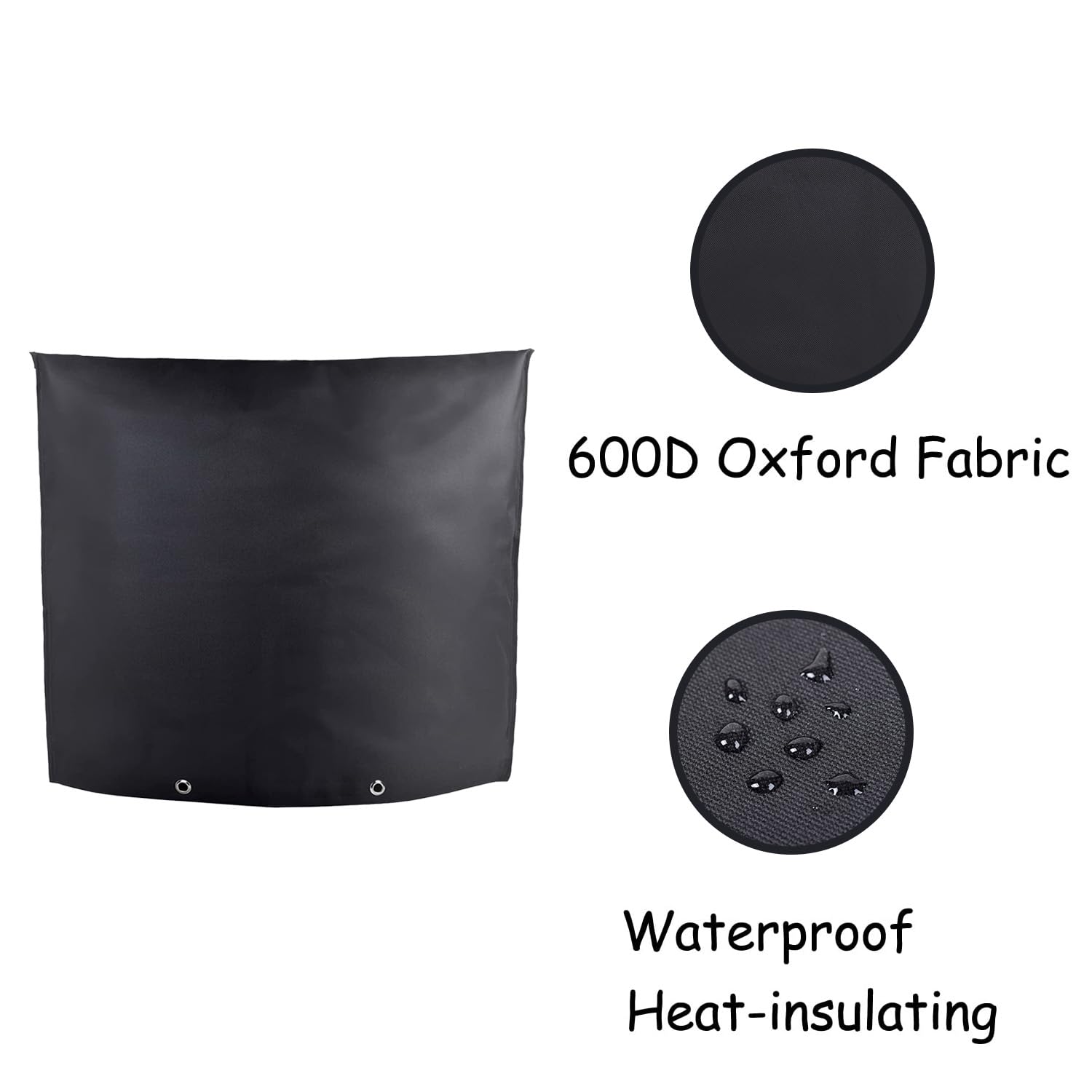Quoyiyo backflow cover with grommet adds theft protection
