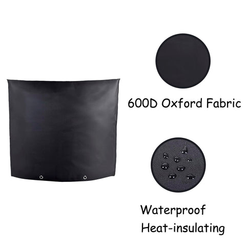 Quoyiyo backflow cover with grommet adds theft protection