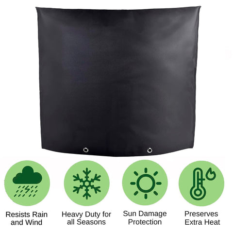 Quoyiyo waterproof 600D cover protects meters and controllers from weather exposure