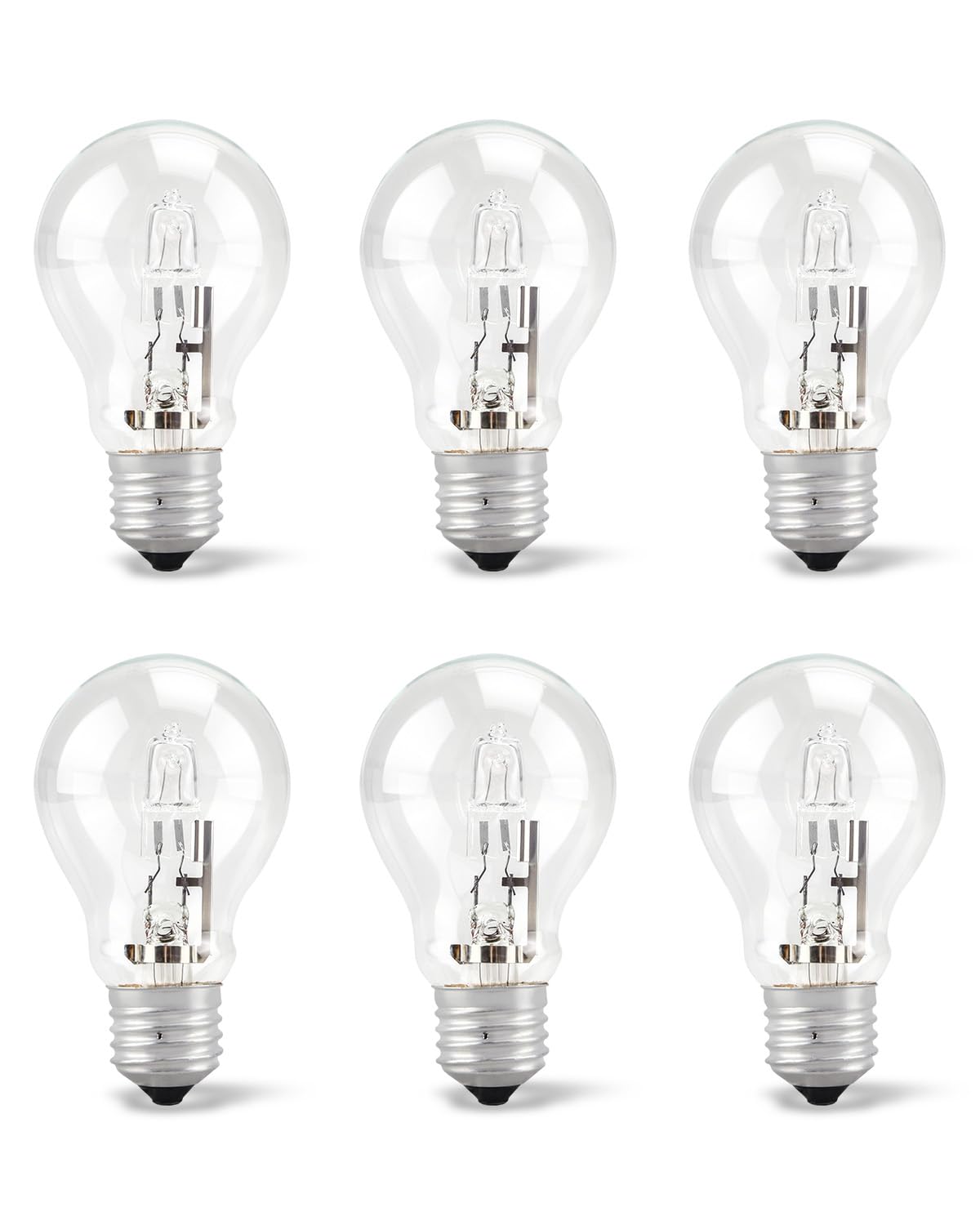 Quwfesudy A19 clear 43W bulb for energy-efficient home lighting.