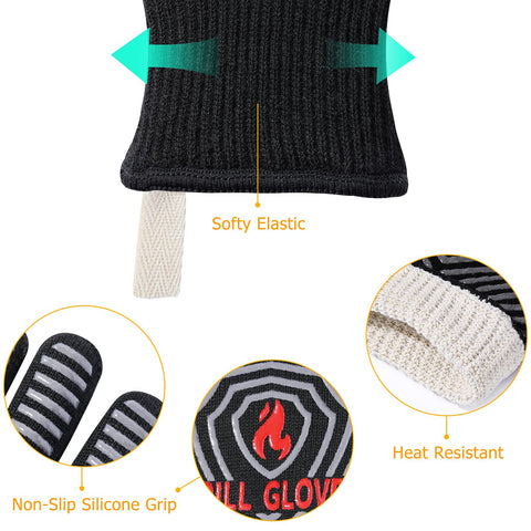 QUWIN BBQ Gloves hanging hook for easy clean storage.