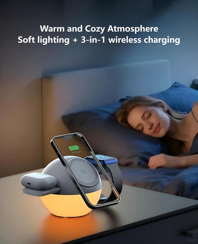QUZUDN Moon Lamp touch-control panel for quick light adjustments