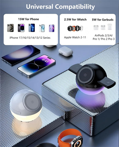 QUZUDN Moon Lamp warm light modes provide versatile ambiance