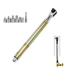 QVIKPMU Offset Extension Wrench ultra-slim profile reaches tight spaces in engine bays.