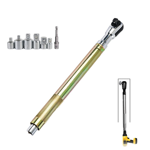 QVIKPMU Offset Extension Wrench ultra-slim profile reaches tight spaces in engine bays.