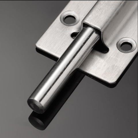 QWAQi outdoor gate security latch on a metal gate