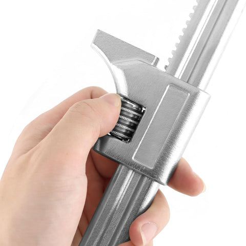 QWORK 11-inch wrench slim profile head fits tight spaces.