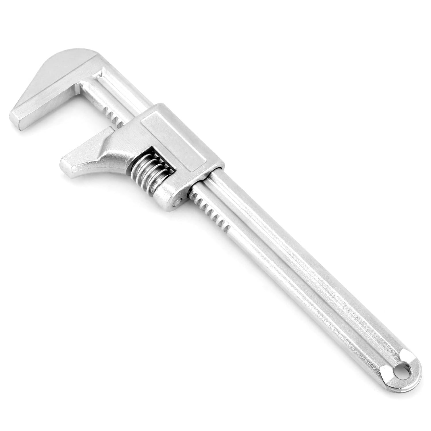 QWORK 11-inch wrench with wide jaw capacity for large automotive fasteners.