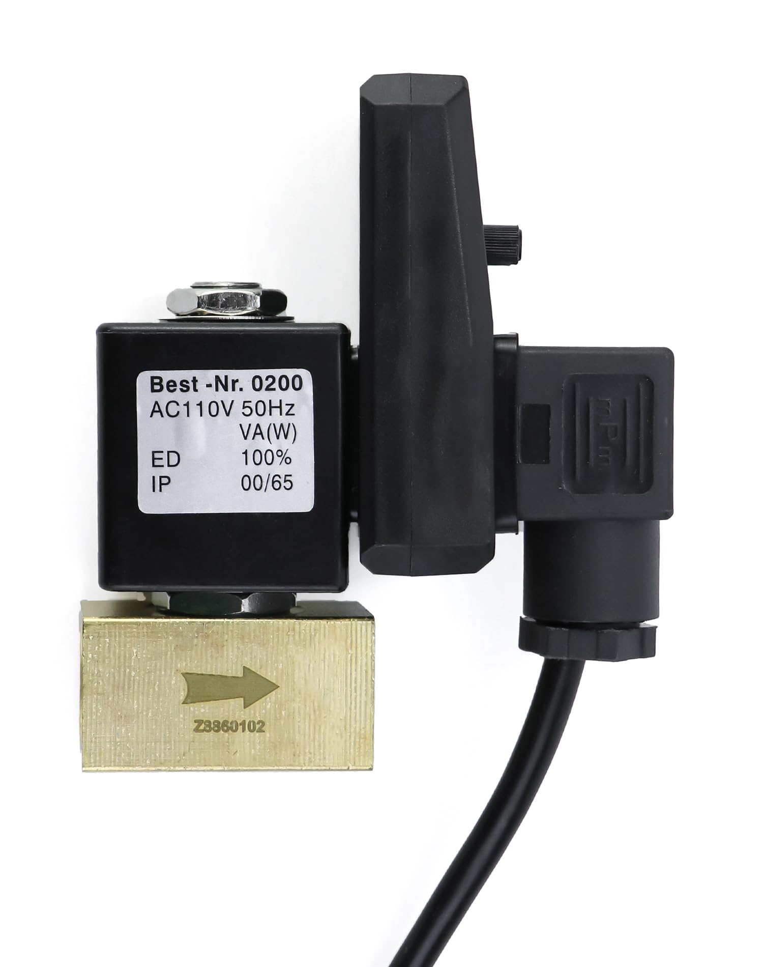 Valve with adjustable off-interval control for moisture drainage