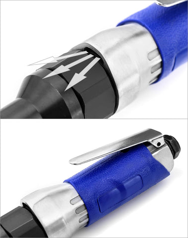 QWORK Air Ratchet Wrench hose connection focus on 1/4 inch NPT inlet