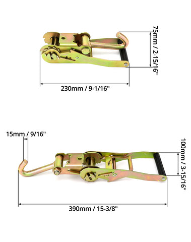 QWORK cargo-truck setup with four tie-downs in use