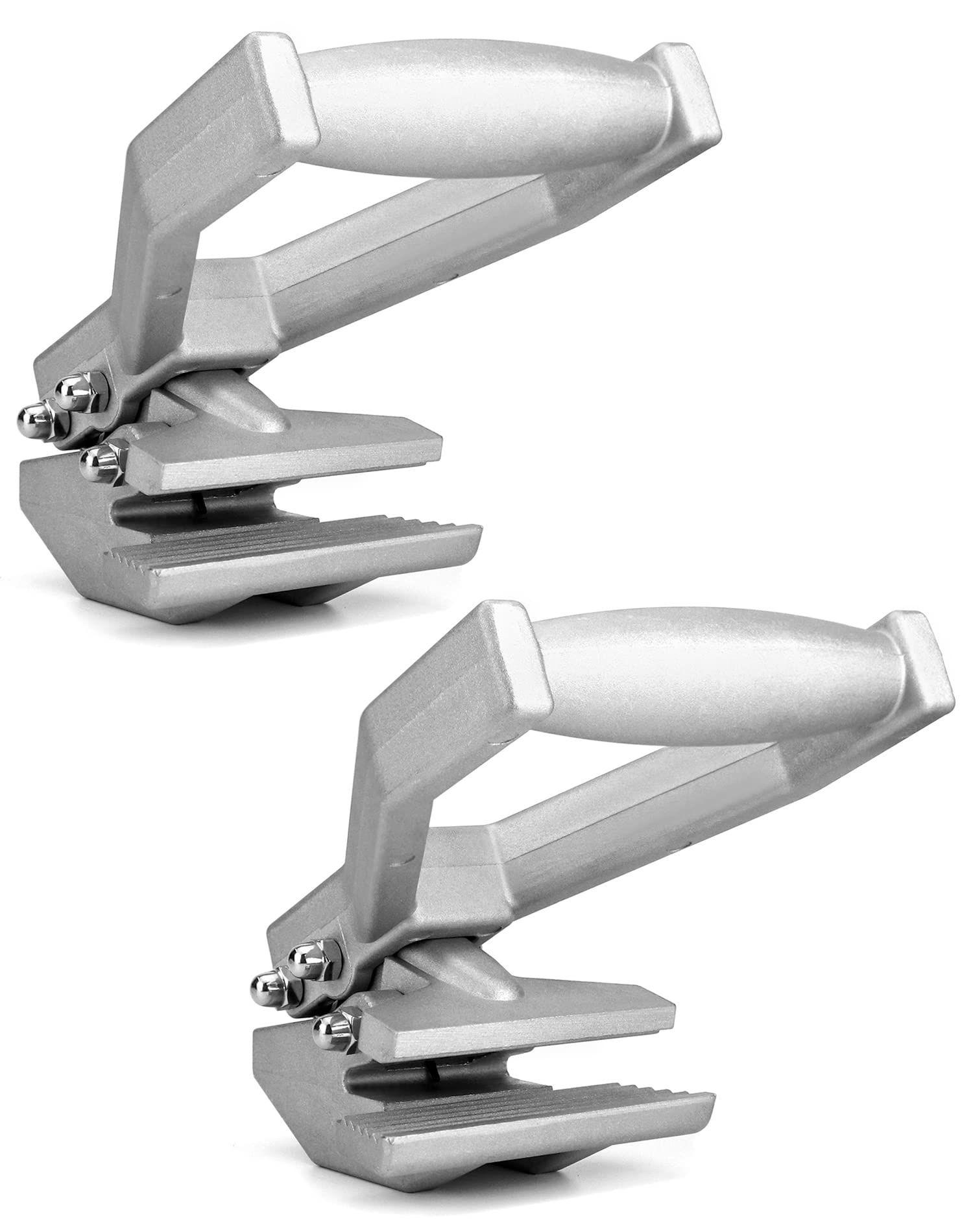 QWORK Carpet Puller Clamp 2-Pack in use for installation grip