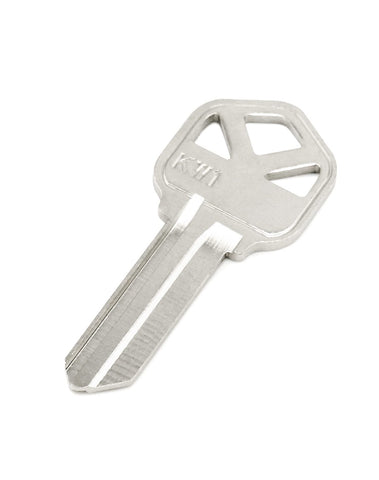 Durable brass construction for reliable key duplication with QWORK blanks.