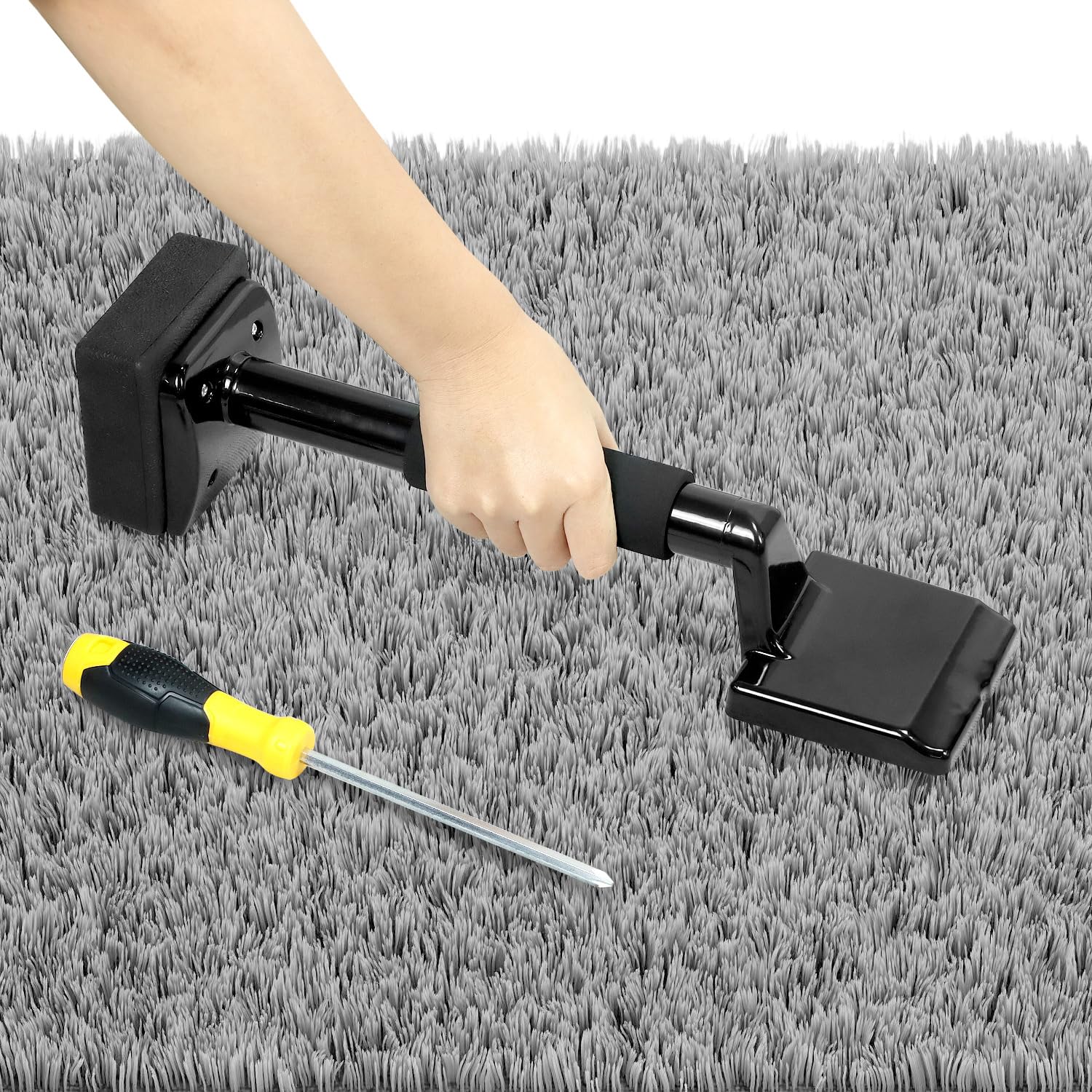 QWORK Economy Carpet Knee Kicker compact-size for easy storage and handling