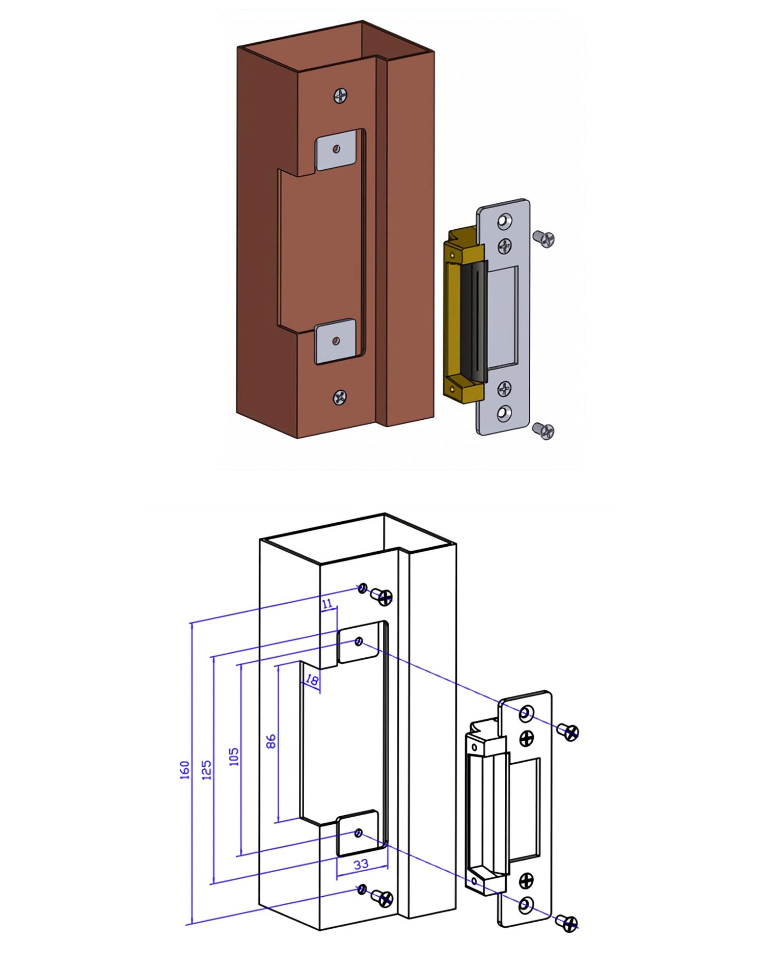 QWORK two-pack front view showing dual mode operation for versatile entry control