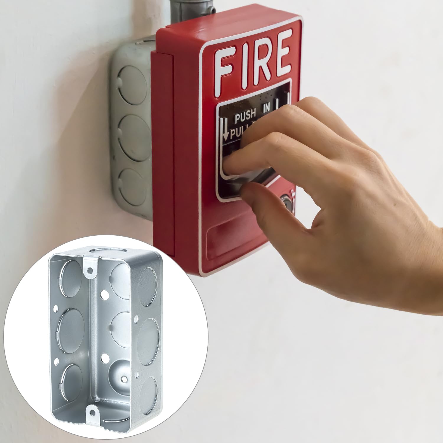 QWORK screw holes and fixing holes for seamless installation.