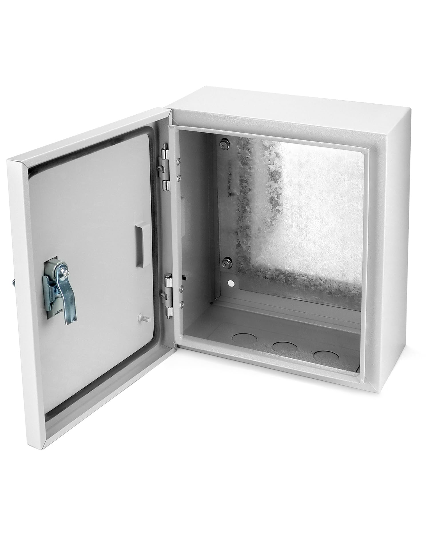 QWORK heavy-duty outdoor box front view showing rugged exterior.
