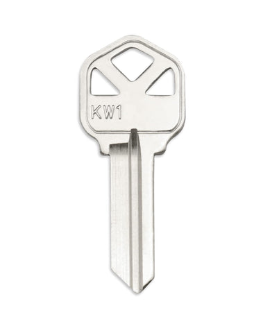 QWORK brass key blanks with elegant finish, perfect for quick keymaking sessions.