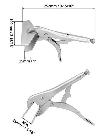QWORK pliers in use with adjustable pressure for diverse fabrication tasks.