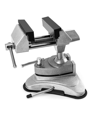 QWORK mini table suction vise ideal for modeling, painting, and gluing tasks