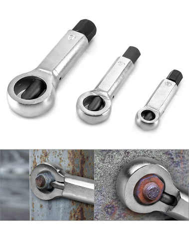 QWORK nut remover 9-12mm size handles damaged bolts.