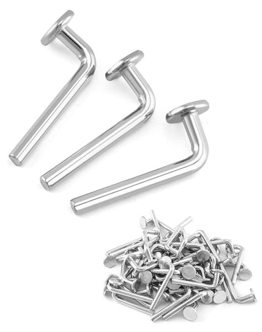 QWORK pallet rack drop pin set of 100 for secure, quick shelving.