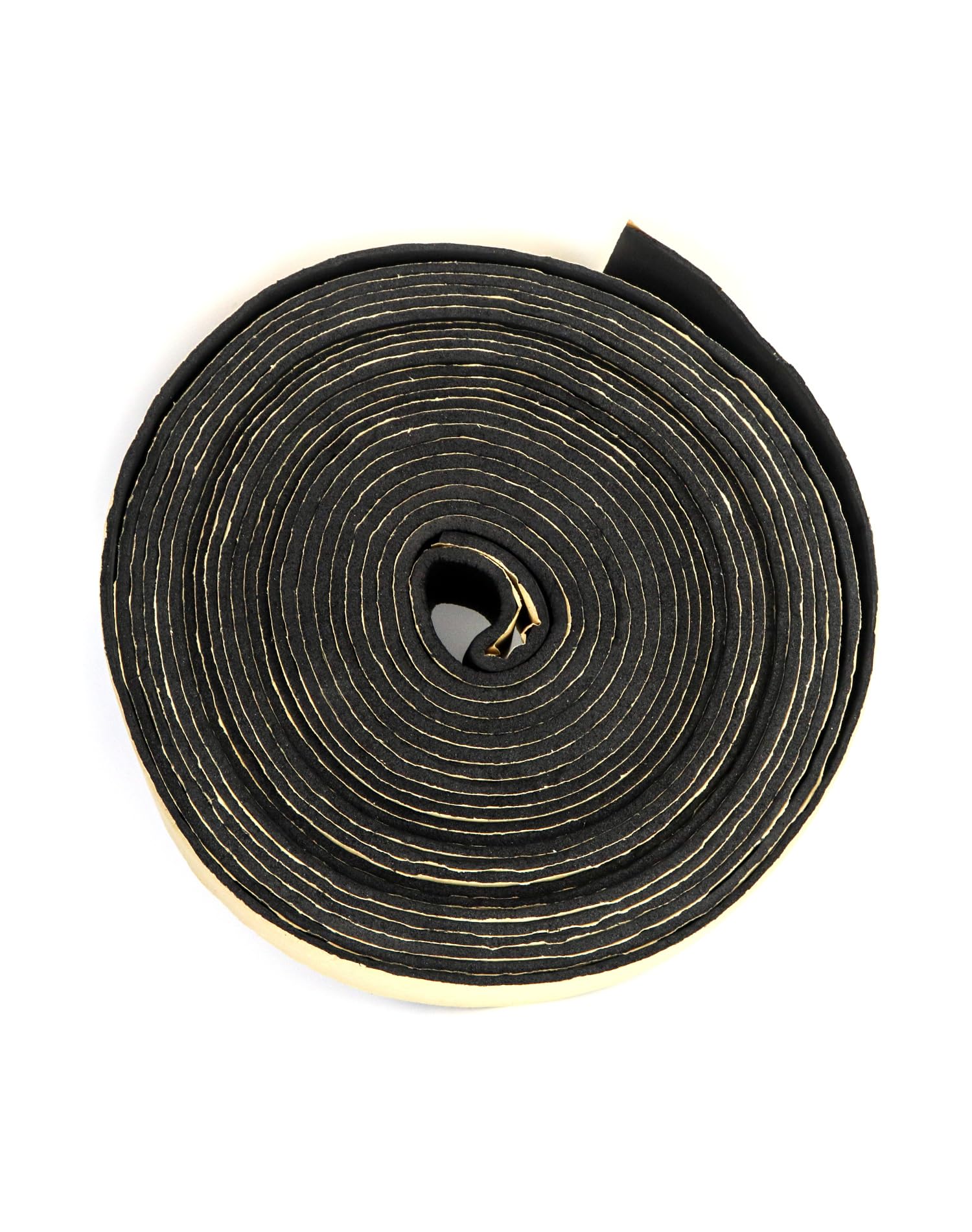 QWORK pipe wrap adhesive application on a cold pipe, reducing condensation risk.