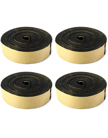 QWORK pipe wrap insulation pack front view showing compact four-pack for versatile pipe protection.