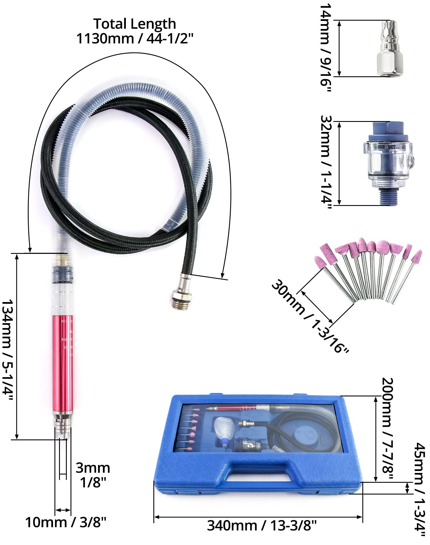 QWORK jewelry polishing setup for small components with smooth results.
