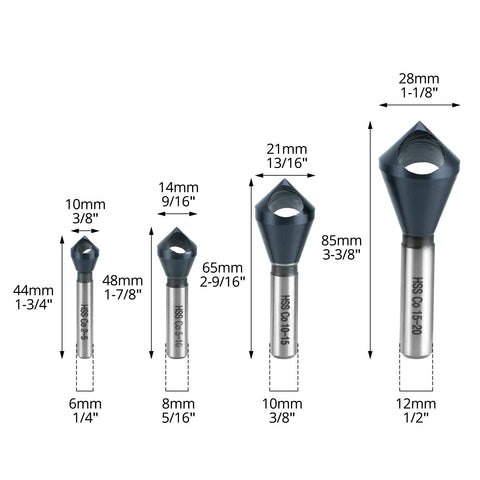 QWORK rapid chip ejection design supports smoother drilling.