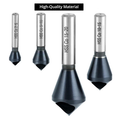 QWORK SAE and metric sizes provide versatile countersinking options.