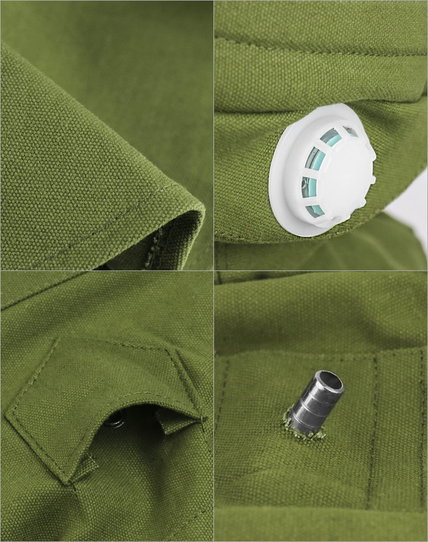QWORK Hood Cap vent design allows hearing and breathable air on site