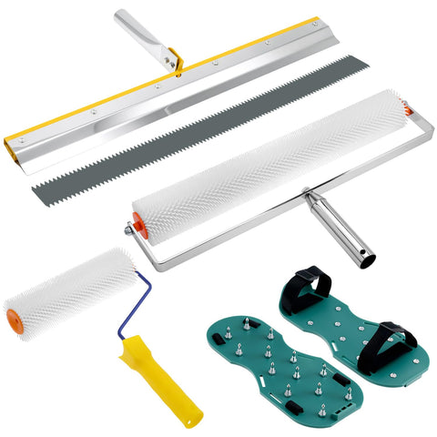 QWORK 9-inch roller for smooth, even cement leveling.