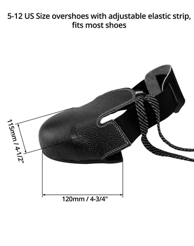QWORK slip-resistant sole close-up demonstrates grip on wet floors