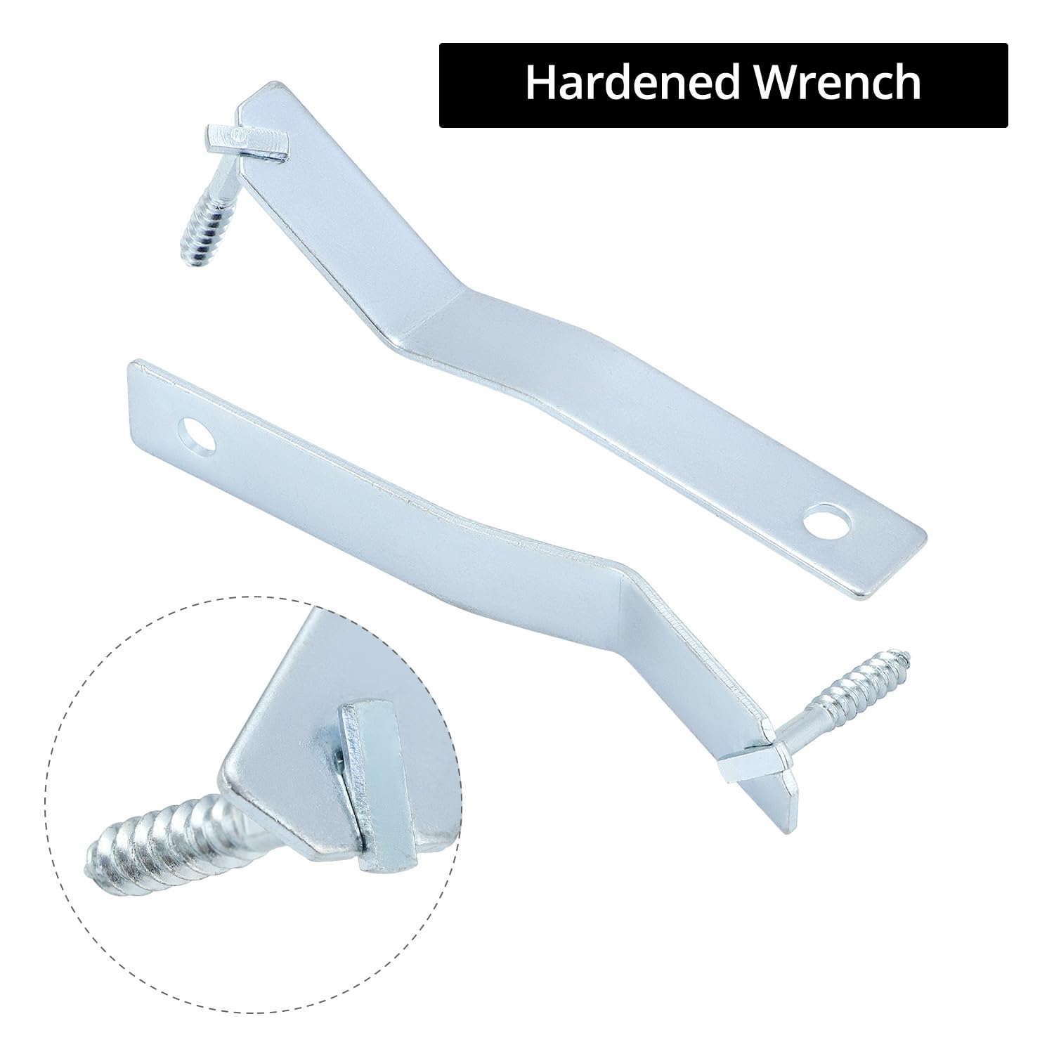 QWORK screws work with wood framing using extra security hardware