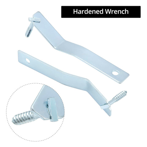 QWORK screws work with wood framing using extra security hardware