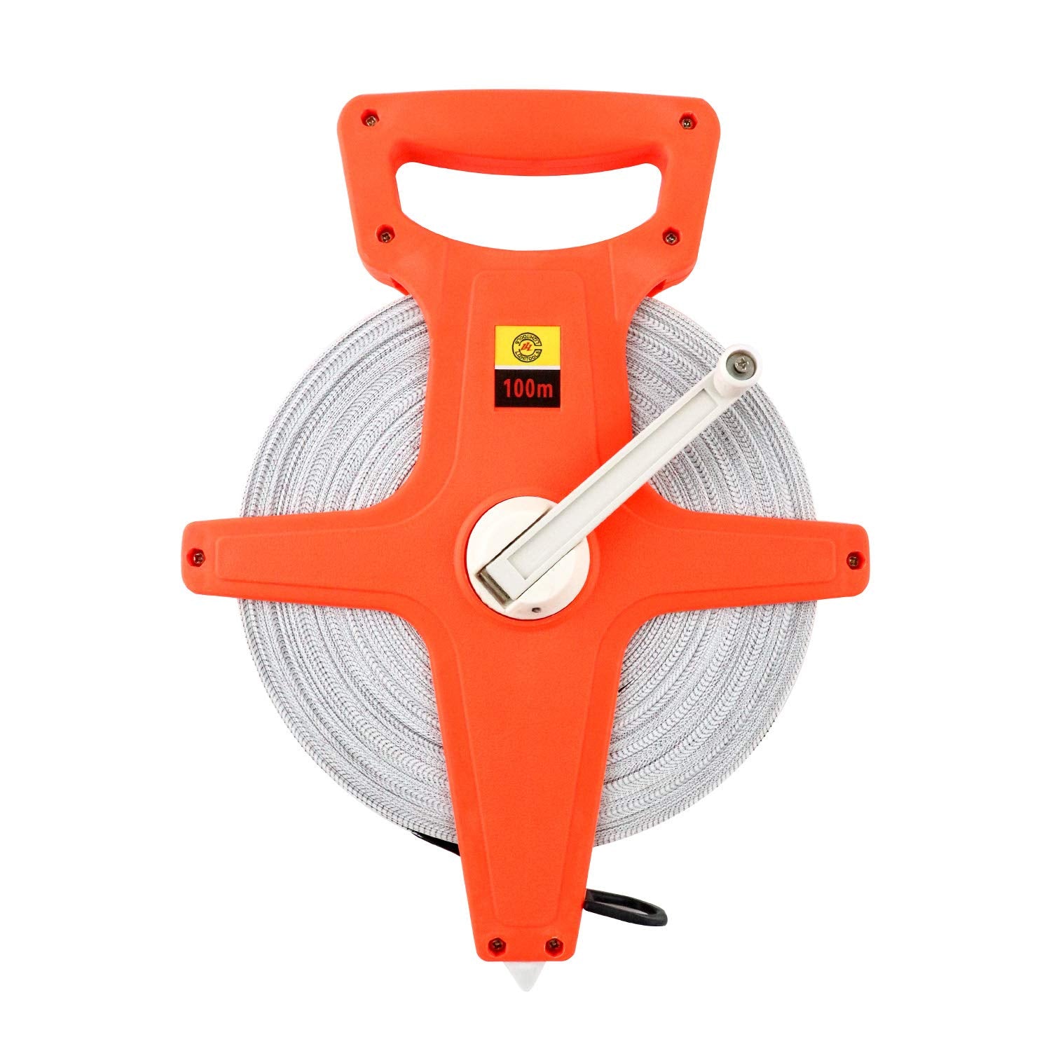 QWORK dual sided tape measure showing inches and metric scales