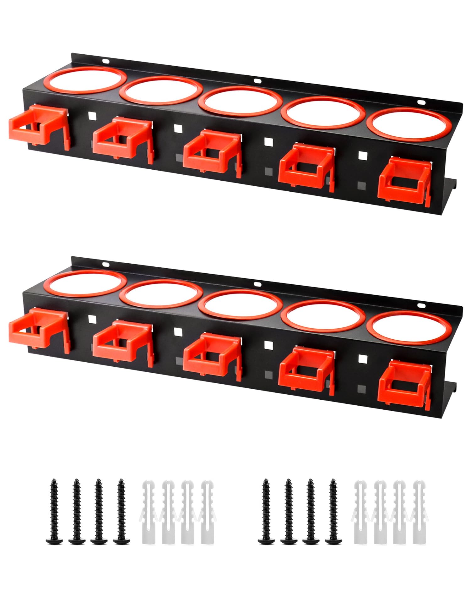 QWORK ten-bottle capacity ideal for 32oz bottles in workspaces or home garages