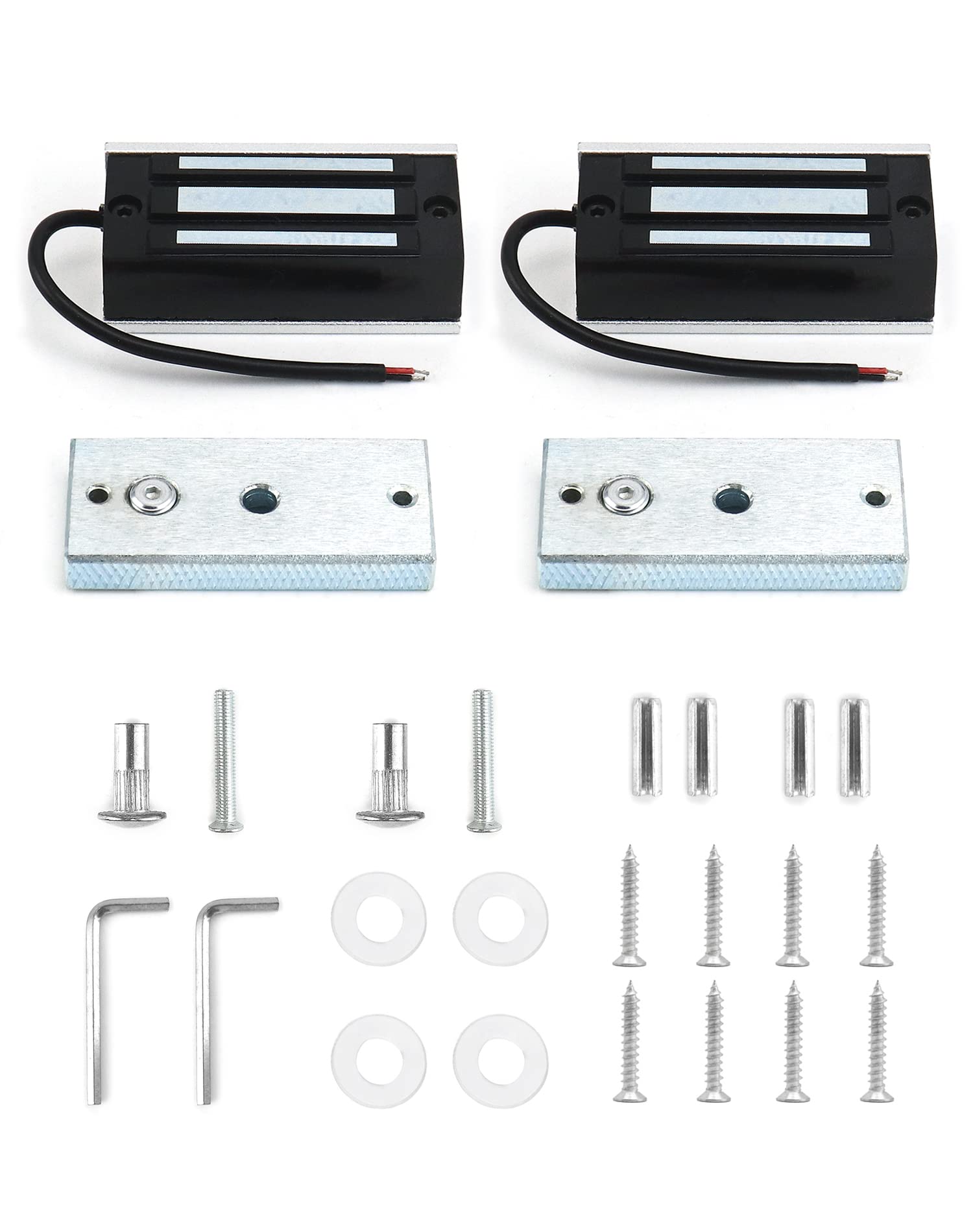 QWORK top-frame mounting keeps the latch flush and secure