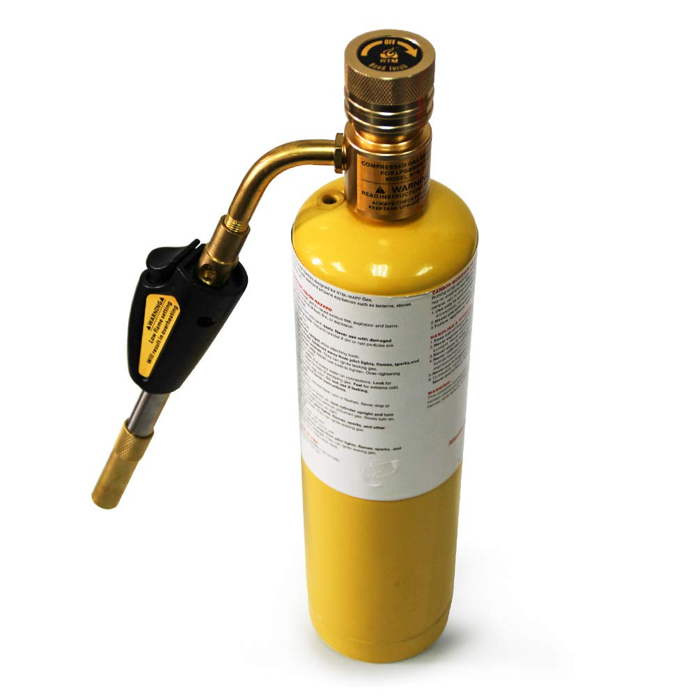 QWORK Torch ignition switch and flame control for adjustable high-temperature output.